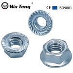 High Quality Galvanized Steel Flange Nuts Fasteners With Polished Finish For Automotive Mining & Heavy Industries - Handan Wuteng Engineering Materials Co., Ltd.