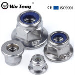 M3 M4 M5 M6 M8 M10 M12 M14 M16 DIN6926 Stainless Steel 304 Nylock Nut Flange Nylon Insert Locking Nuts - Handan Wuteng Engineering Materials Co., Ltd.