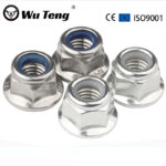 M3 M4 M5 M6 M8 M10 M12 M14 M16 DIN6926 Stainless Steel 304 Nylock Nut Flange Nylon Insert Locking Nuts