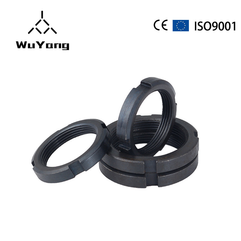 Round nutslotted locking nut
