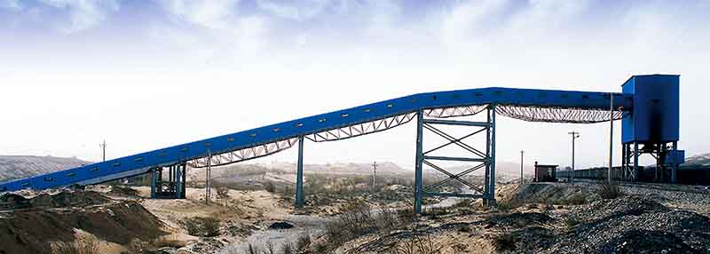 Inner Mongolia Dongsheng Wanli Mining Area Railway Loading Grid Structure Coal Conveyor Trestle