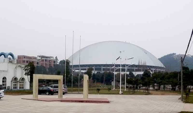 The grid dome of Anhui Guoxuan Tangchi Art Palace