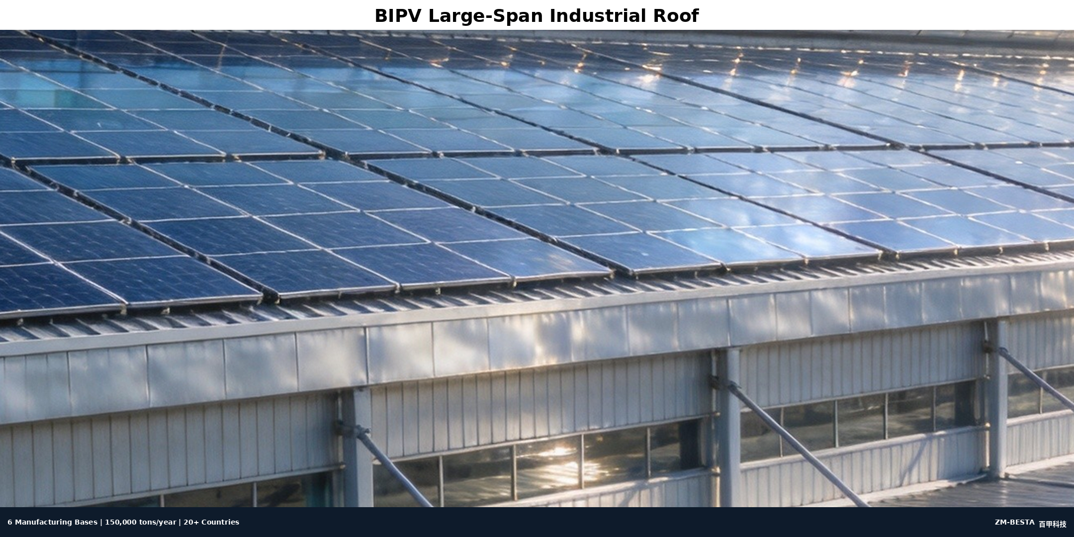 New Cost-Efficiency Solution for Industrial Plants: Co-Designed BIPV Roof Replacement & Steel Structure Integration