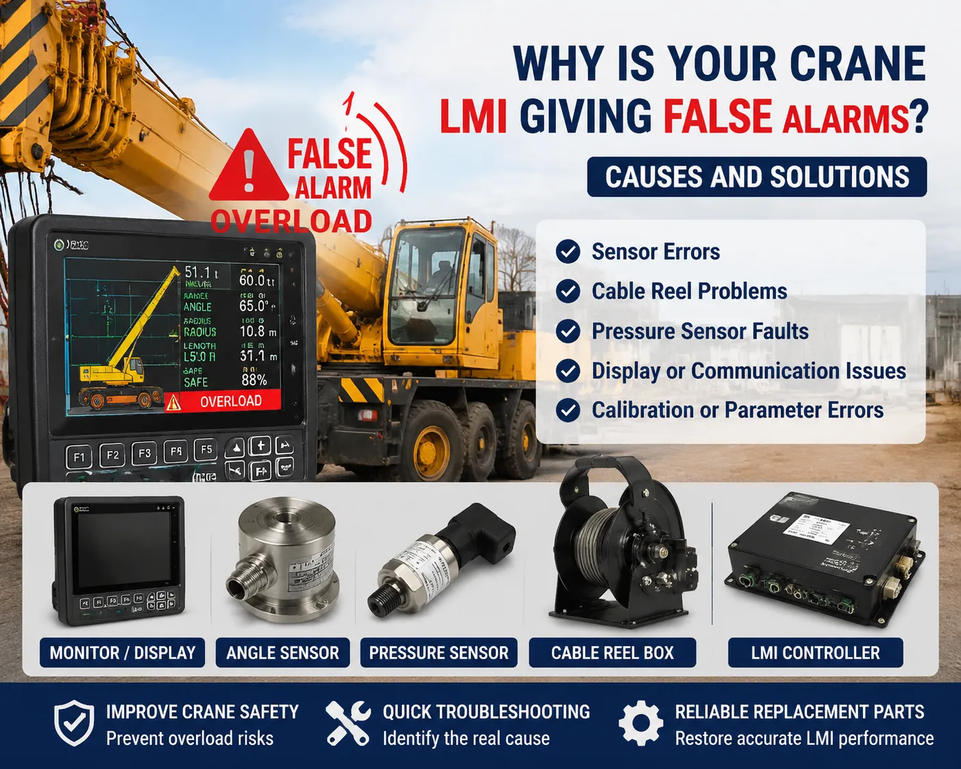 Naha Crane Anjeun LMI Méré Alarm Palsu? Cukang lantaranana jeung Solusi