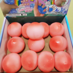 Hot TPR Material Color Simulation Peach Extrusion Toy（FFM007） - Xuzhou Jixingcheng Crafts Co., Ltd.