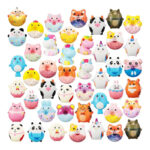 Kawaii Mini Pu Foam Doll Keychain Surprise Egg Stuffing - Xuzhou Jixingcheng Crafts Co., Ltd.