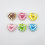 Colored Gummed Heart-shaped Doughnuts（FZZ035） - Xuzhou Jixingcheng Crafts Co., Ltd.