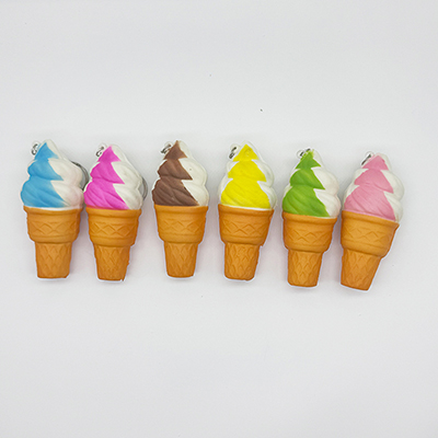 Mini ice cream pendant squeeze toy（FZZ117）