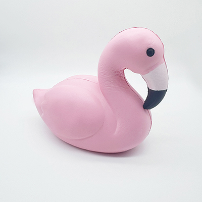 Pink squeeze toy giant flamingo（FZZ182）