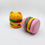 Cartoon Burger Cat Squeeze Toy（FZZ186） - Xuzhou Jixingcheng Crafts Co., Ltd.