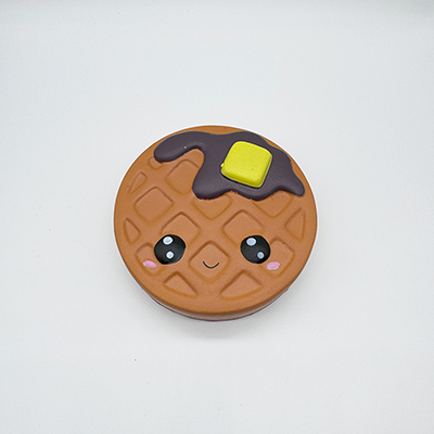 Cute emoji waffle squeeze toy（FZZ247）