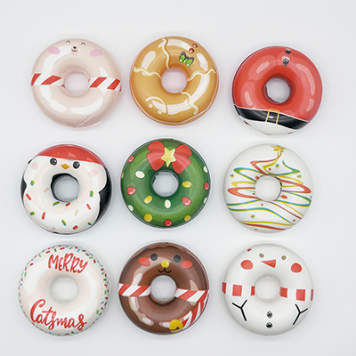 Christmas themed donut squeeze toy（FZZ227）