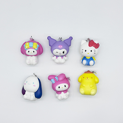 New mini Sanrio pendant squeeze toy（FZZ230）