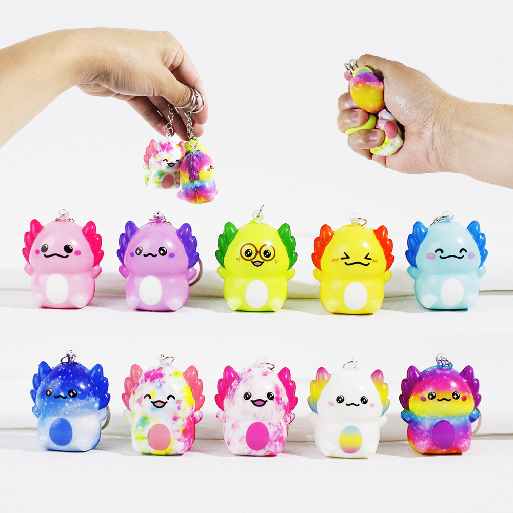 PU Foam Slow-Rise Salamander Stress Relief Toys（FZZA077）