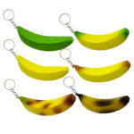 Mini Pu Foam Banana Squeeze Toy Keychain Pendant（FFZ099） - Xuzhou Jixingcheng Crafts Co., Ltd.