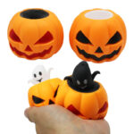 Halloween pumpkin cup squeeze toy（FFC006）