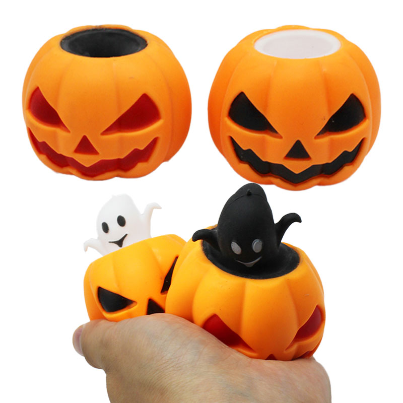 Halloween pumpkin cup squeeze toy（FFC006）