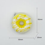 5cm Colored Glue Donut（FZZ034） - Xuzhou Jixingcheng Crafts Co., Ltd.