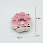 Draw Line Big Flower Doughnut Squeeze Toy（FZZ054） - Xuzhou Jixingcheng Crafts Co., Ltd.