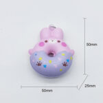 6 Kinds Of Cartoon Animal Donut Squeeze Toys（FZZ196） - Xuzhou Jixingcheng Crafts Co., Ltd.