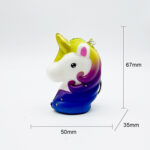 Colorful Squeeze Toy Unicorn Head（FZZ219） - Xuzhou Jixingcheng Crafts Co., Ltd.