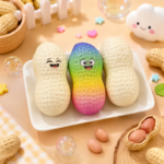 Peanut PU Slow Rising Squishy Toy - Xuzhou Jixingcheng Crafts Co., Ltd.
