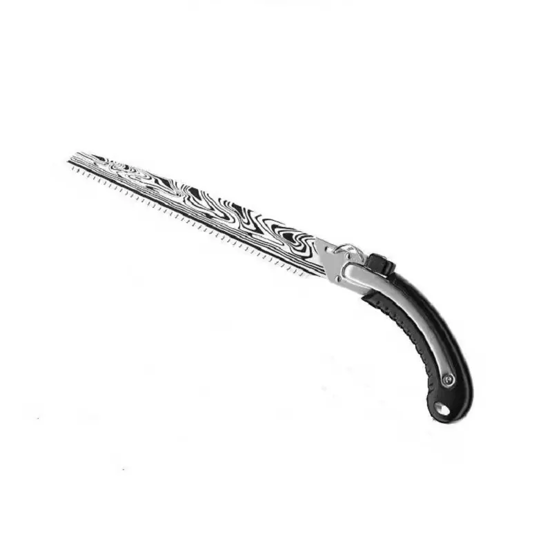 Damascus pattern fruit tree saw