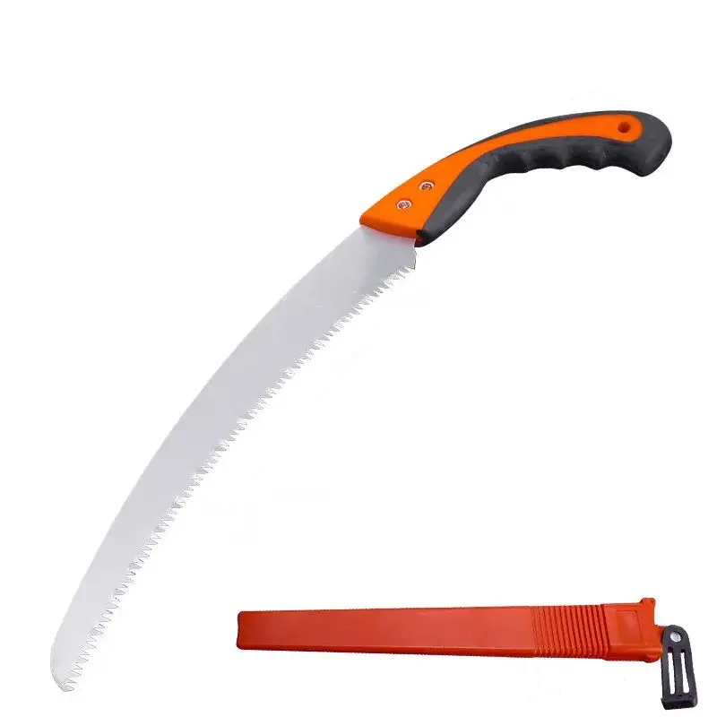 Waist saw with red and black handle
