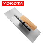 Yokota Model 5301 Carbon Steel Japanese Style Plastering Trowel With Wooden Handle | Hengtian