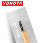 Yokota Model 5301 Carbon Steel Japanese Style Plastering Trowel With Wooden Handle | Hengtian