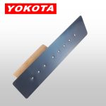 Yokota 5309 Blue Spring Steel Wooden Handle Paint Special Japanese Rounded Corner Plastering Trowel | Hengtian