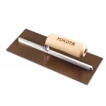 Yokota Gold Plate Wooden Handle Trowel（Fine Edge Grinding） | Hengtian