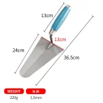 Blue Plastic Handle Bricklaying Knife | Hengtian