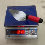 Bricklaying Knife With Red And Black Plastic Handle | Hengtian