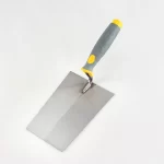 Gray-yellow Plastic Handle Large Square Head Bricklaying Knife | Hengtian