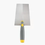 Gray-yellow Plastic Handle Large Square Head Bricklaying Knife | Hengtian