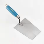 Mirror Sky Blue Wooden Handle Bricklaying Knife | Hengtian