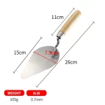 Multifunctional Bricklaying Knife With Wooden Handle | Hengtian