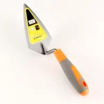 Orange Plastic Handle Pointed Bricklaying Knife | Hengtian