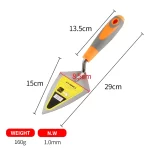 Orange Red And Gray Plastic Handle Bricklaying Knife | Hengtian