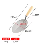 Oval Wooden Handle Bricklaying Knife | Hengtian