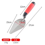 Red And Black Plastic Handle Bricklaying Knife | Hengtian