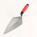 Red And Black Plastic Handle Pointed Bricklaying Knife | Hengtian