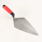 Red And Black Plastic Handle Pointed Bricklaying Knife | Hengtian