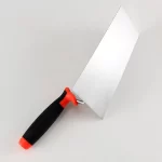 Red And Black Plastic Handle Square Head Bricklaying Knife | Hengtian