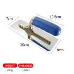 Yokota Blue Plastic Handle 24cm Gold Taped Trowel | Hengtian