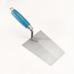 Sky Blue Wooden Handle Mirror Bricklaying Knife | Hengtian