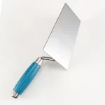 Sky Blue Wooden Handle Mirror Bricklaying Knife | Hengtian