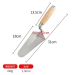 Small Bricklaying Knife With Wooden Handle | Hengtian