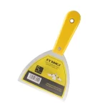 5 Inch Yellow Plastic Handle Putty Knife | Hengtian